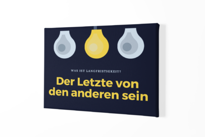 Sei der Letzte durchhält
